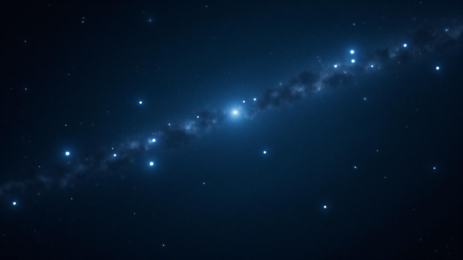 Starry space background with cosmic nebula